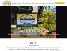 Tablet Screenshot of cascaderidgecr.com